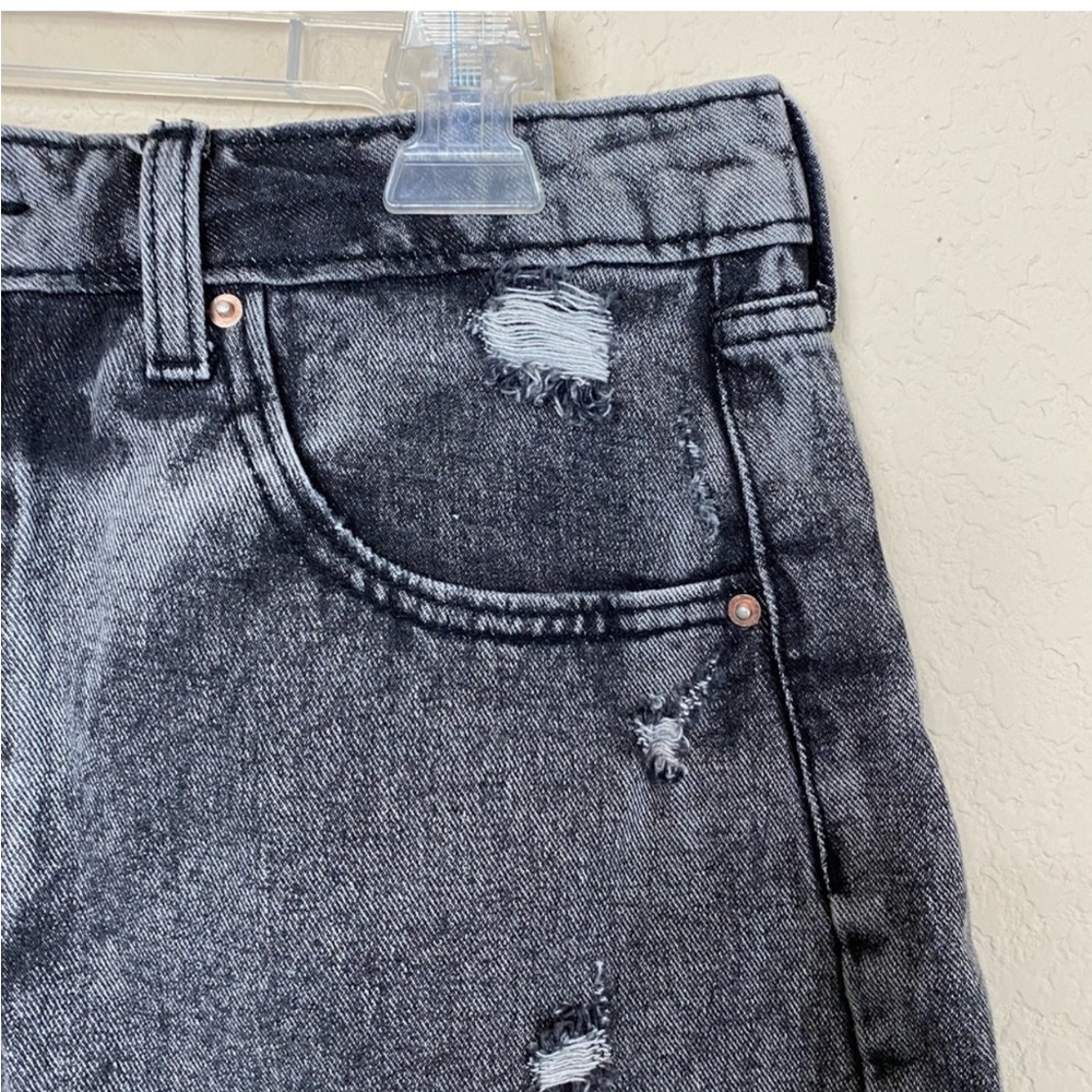 Wild Fable Highest Rise Cut Off Button Fly Jean Shorts Gray Size 14 - Picture 7 of 15